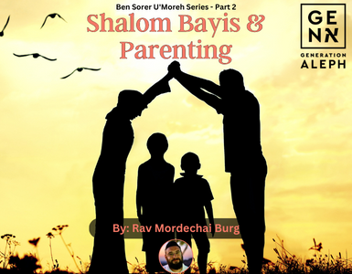 Shalom Bayis and Parenting – Ben Sorer U’Moreh Part 2 – Rav Mordechai Burg