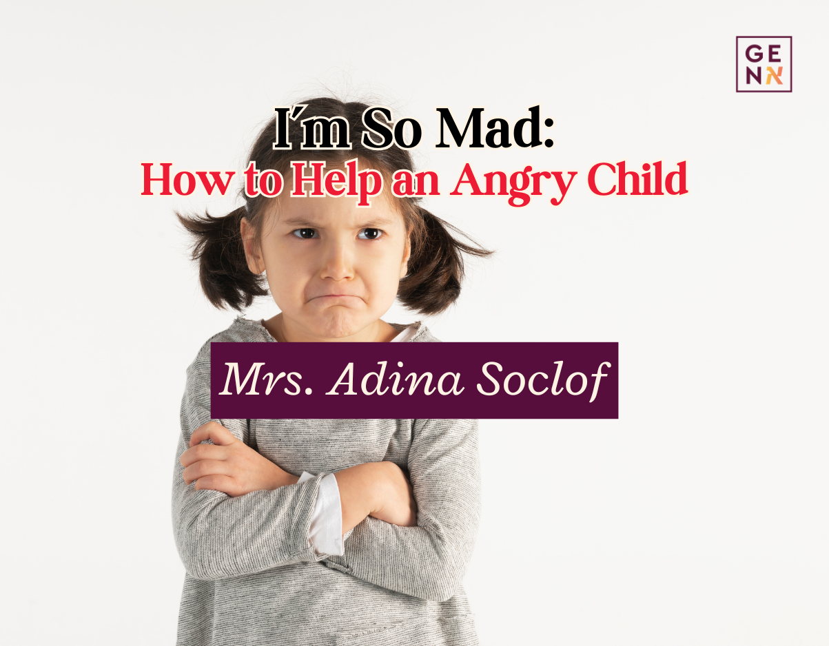 I’m So Mad: How to Help an Angry Child – Mrs. Adina Soclof