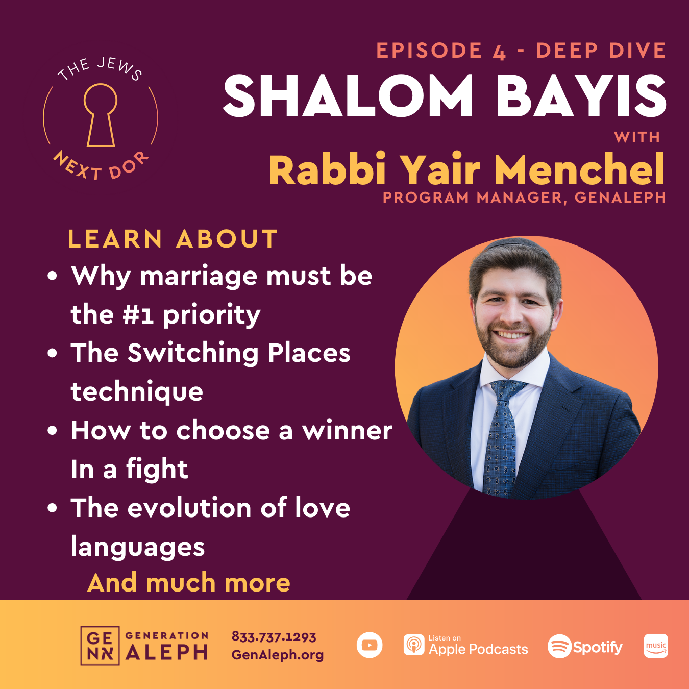 Prioritizing Partnership: Making Marriage the Ultimate Priority – Shalom Bayis Deep Dive – Rabbi Yair Menchel