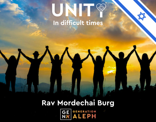 Unity in Difficult Times – Rav Mordechai Burg