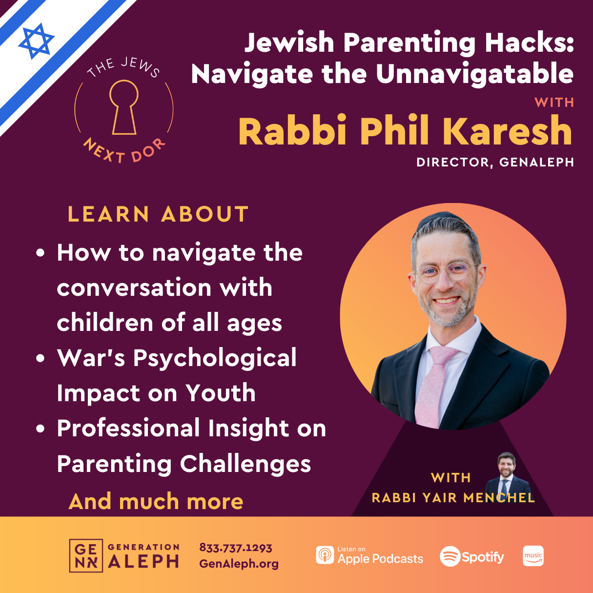 Jewish Parenting Hacks: Navigate the Unnavigatable | Rabbi Phil Karesh