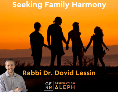 Seeking Family Harmony – Rabbi Dr. Dovid Lessin