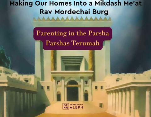Making Our Homes Into a Mikdash Me’at – Parshas Terumah – Rav Mordechai Burg