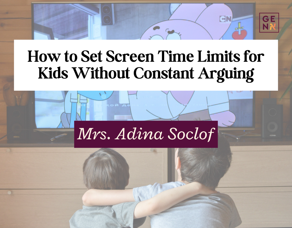 How to Set Screen Time Limits for Kids Without Constant Arguing – Mrs. Adina Soclof